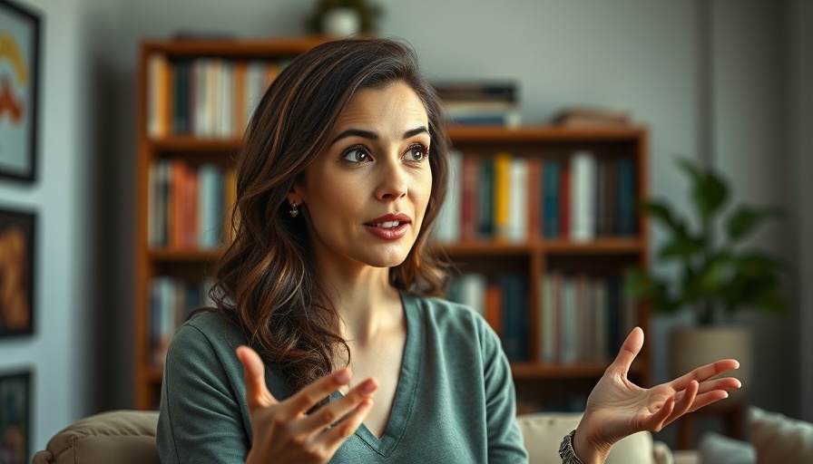 Young woman discussing financial freedom tips in a cozy indoor setting.