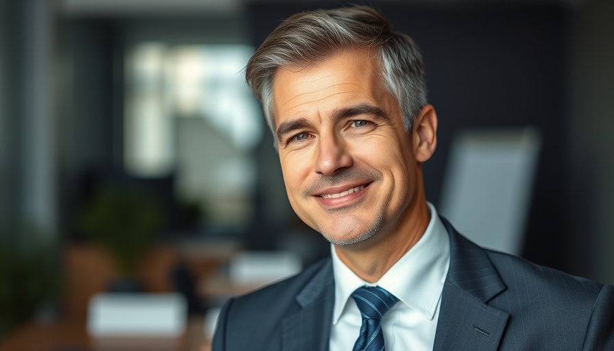 Confident professional in an office, Interim Chetwood MD role.