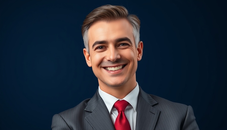 Winkworth sales revenue increase represented by confident businessman smiling.