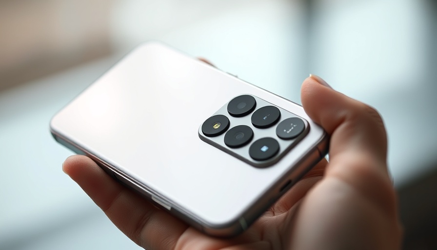 Close-up of OnePlus smartphone highlighting camera design.