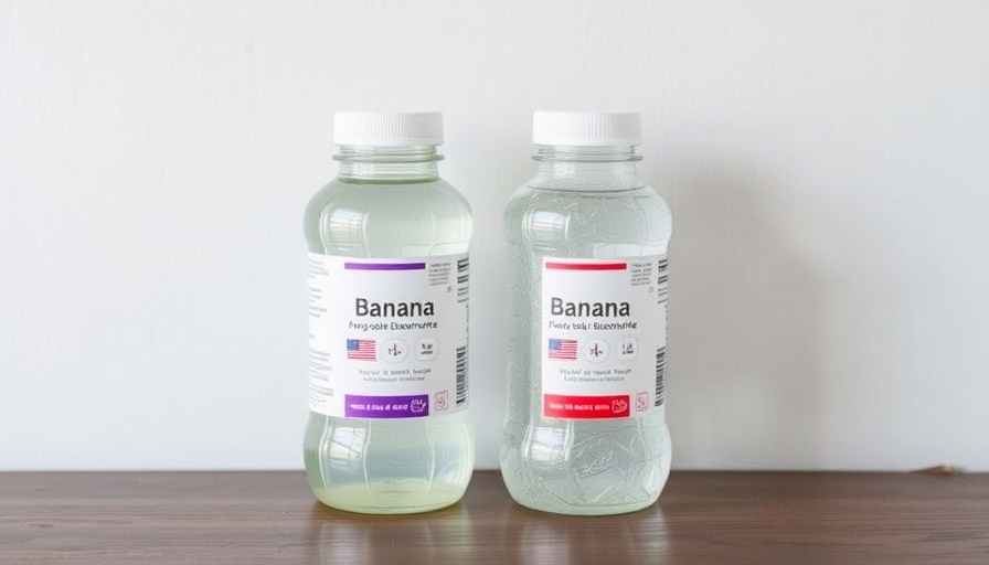 Subs for banana and/or low sodium electrolytes