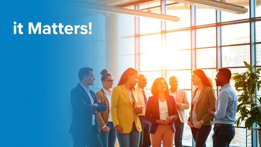 Diverse professionals collaborate in a vibrant office environment, emphasizing why it matters for local business.
