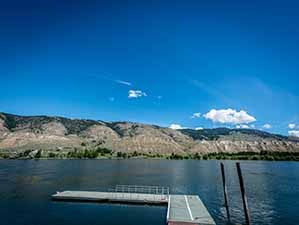 Kamloops waterfront property dock