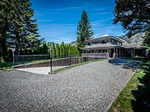 Waterfront house for sale parking up top