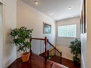 Top floor landing and stairs waterfront property Kamloops