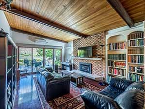 Family room Kamloops waterfront home view 1