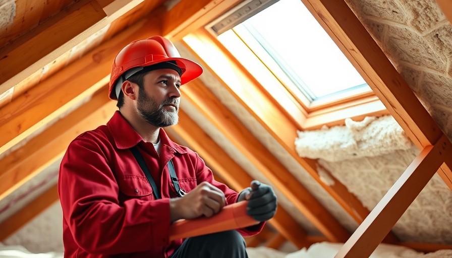 Worker installing attic insulation under skylight, highlighting best types.
