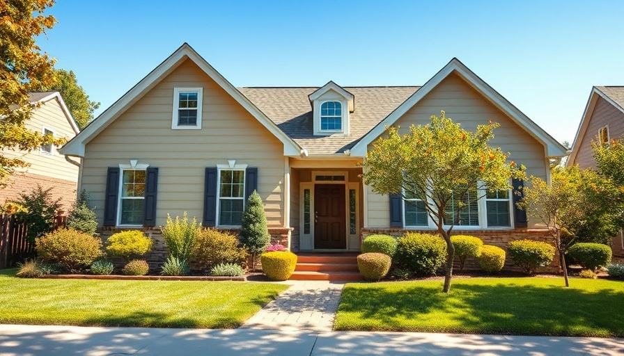 Charming suburban house to boost your home's exterior ROI.