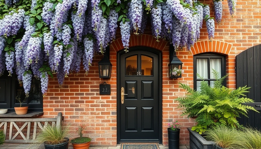 Protect Your Porch From Weather Damage with charming brick entrance.