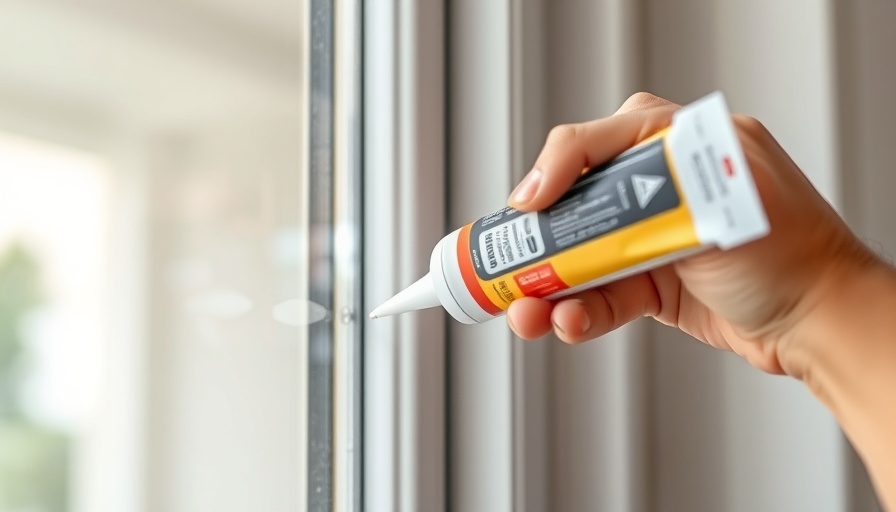 Sealant application for drafty windows solutions