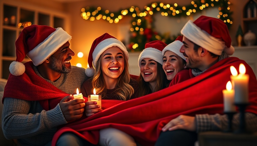 Family enjoying Christmas warmth, highlighting heating maintenance benefits.