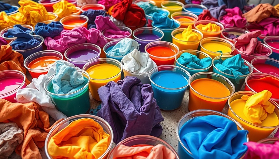 Create beautiful cotton fabrics with MX dyes in colorful cups.