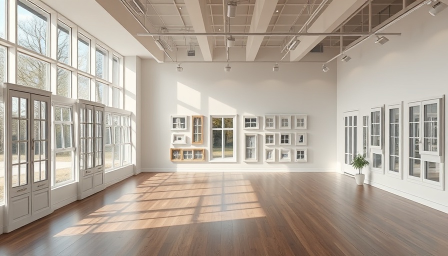 Array of window samples in a bright showroom highlighting DIY window installation risks.