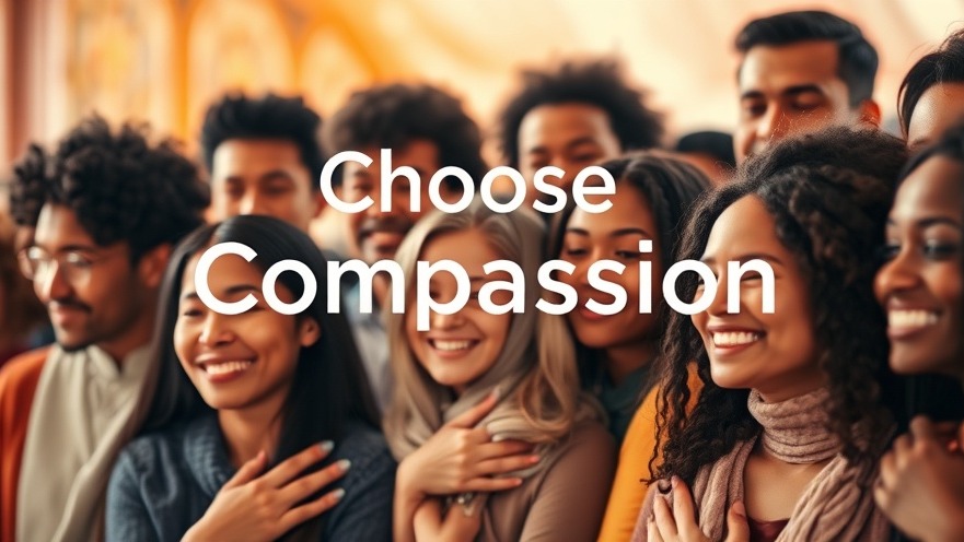 Acts of kindness shine through a diverse group showing empathy in action.