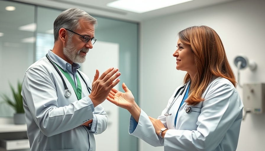 Professional demonstrates exercises to treat rotator-cuff tears