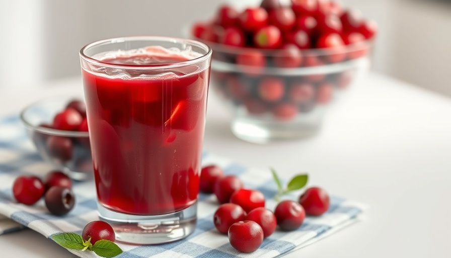 Cranberry juice and cranberries promoting heart health.