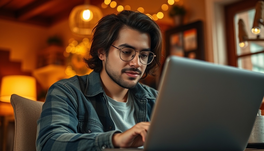 Person working on laptop at home with warm lighting, Why I Stopped Saying I'm Busy.