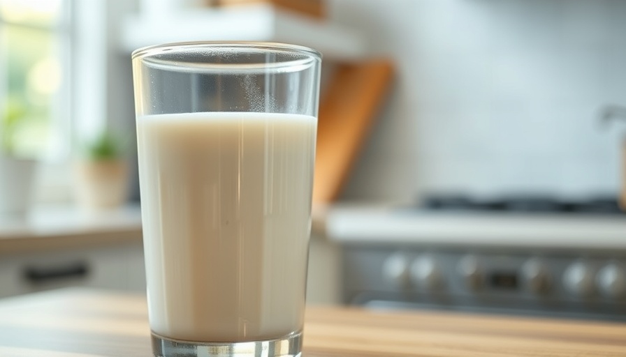 Best milks for diabetes: informative close-up of milk glass.