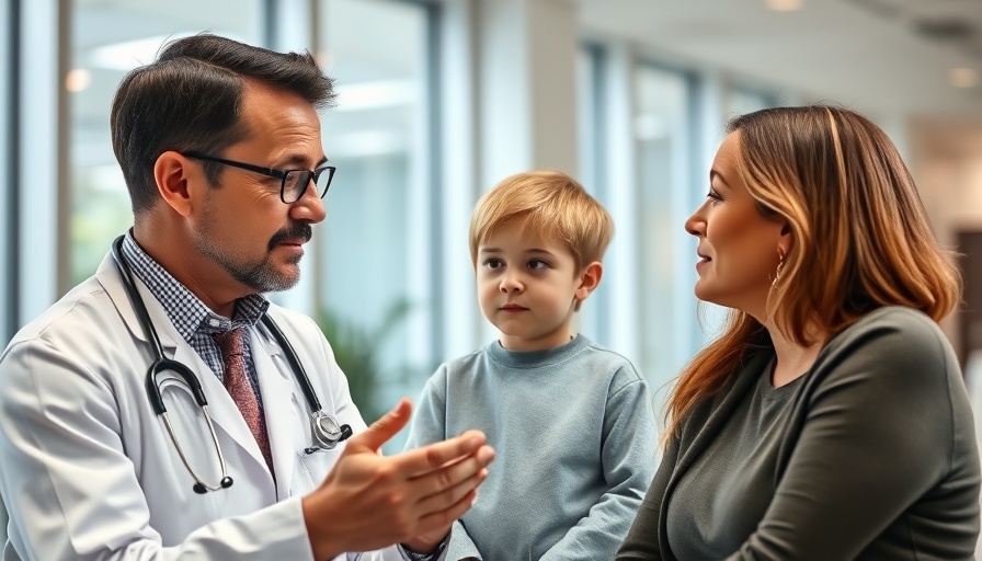 Doctor consulting a young patient about symptoms of Type 1 Diabetes.
