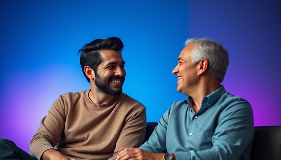 Couple discussing shared health goals in relationships, colorful studio.