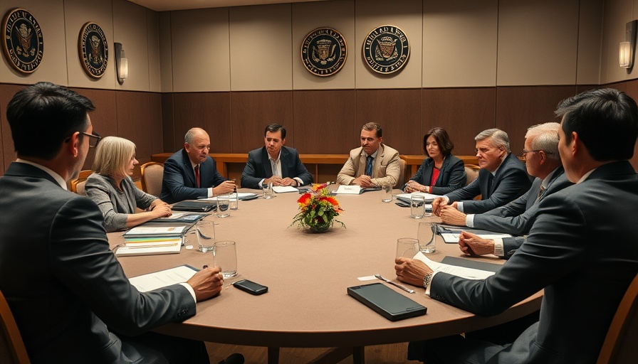 Roundtable event discussing outcomes-based mental health treatment.