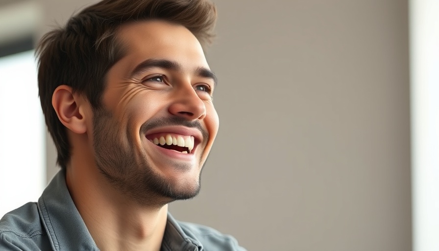 Man discusses digital privacy risks in interview setting.