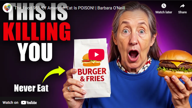 Older woman showing concern over fast food, highlighting risk.