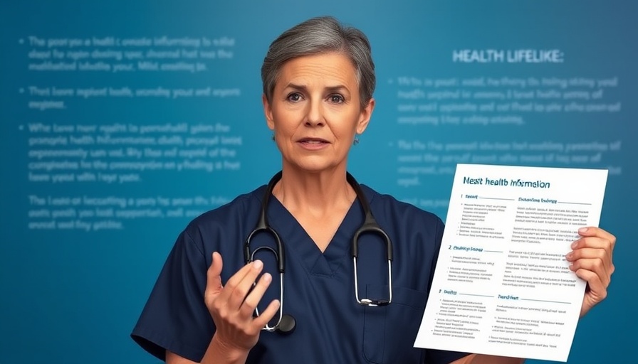 Expert explains signs of inflammatory breast cancer on screen in blue backdrop.