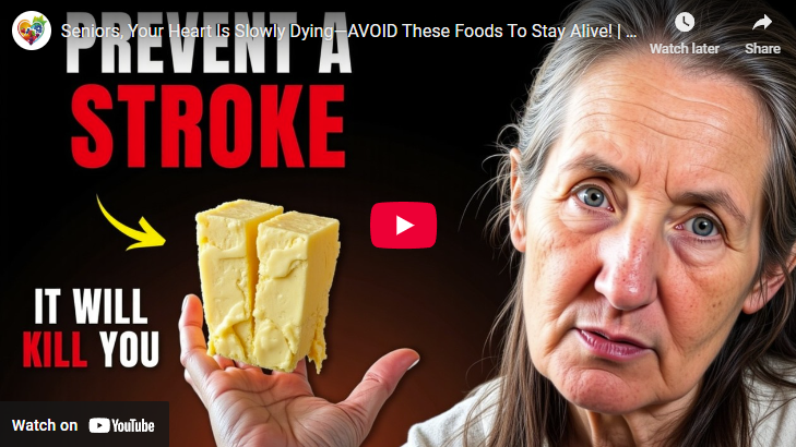 Older woman warns about cheese for heart health in seniors.