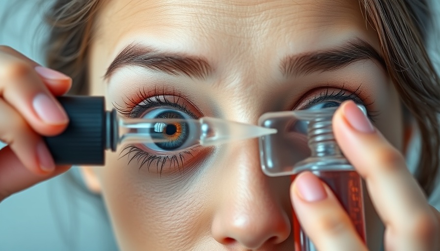 Eye clarity comparison with eye drops to reduce your need for glasses.