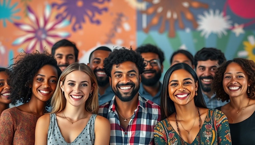 Diverse group promoting Mindvalley AI Summit 2025 virtual event.