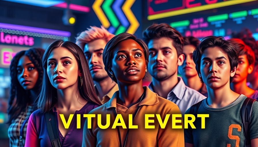 Mindvalley AI Summit 2025 digital poster, virtual event with diverse group.
