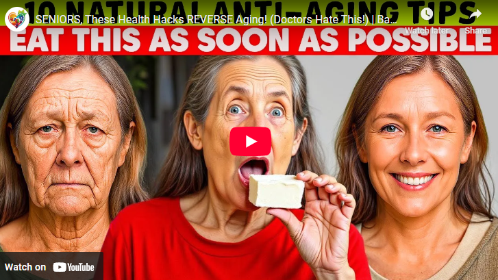 Health Hacks to Reverse Aging in a before and after transformation.