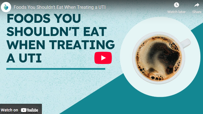 Foods to Avoid When Treating a UTI: Coffee cup illustration.