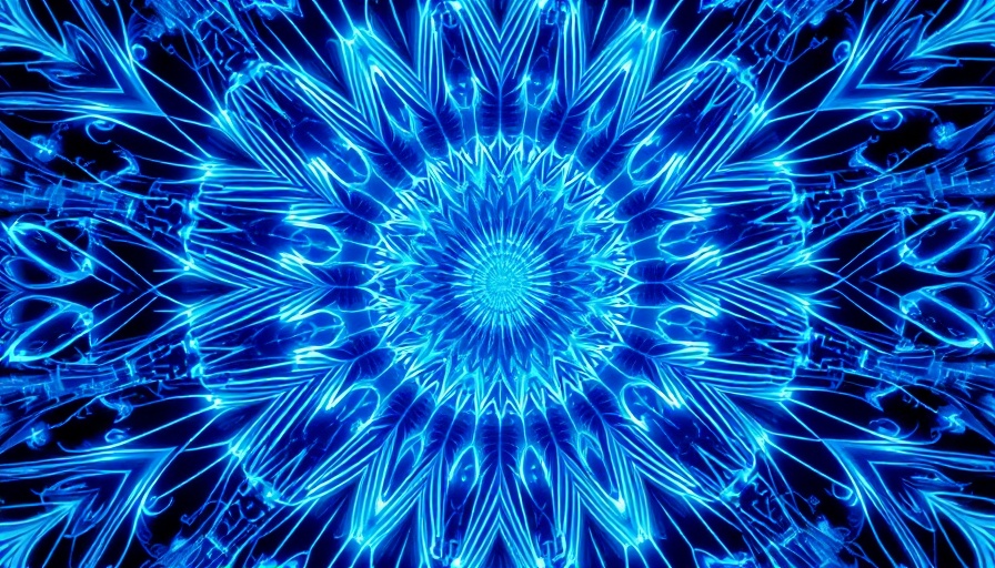 Intricate energy pattern for 555 Hz Release of Negative Energy with fractal design.