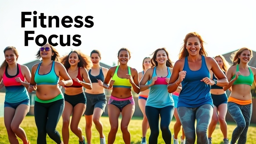 Diverse group working out outdoors, focused on body fitness and nutrition to combat cellulite.