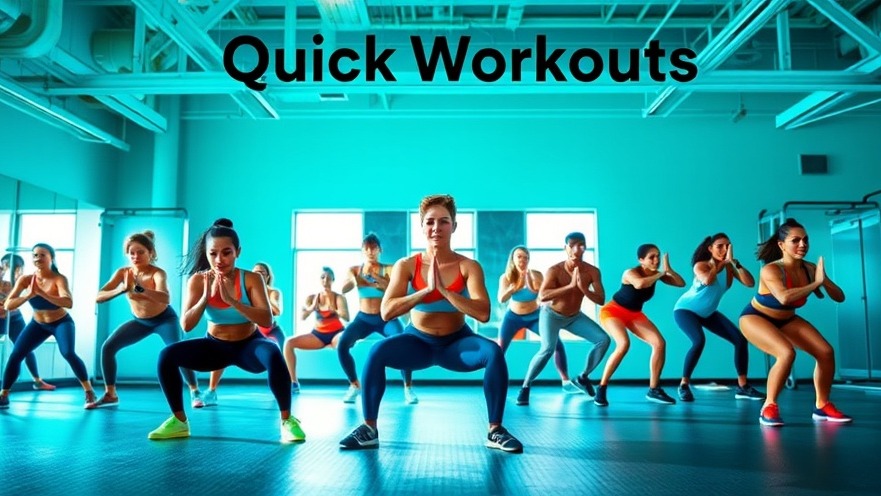 Dynamic short workouts in a bright gym, showcasing full body exercises for all.