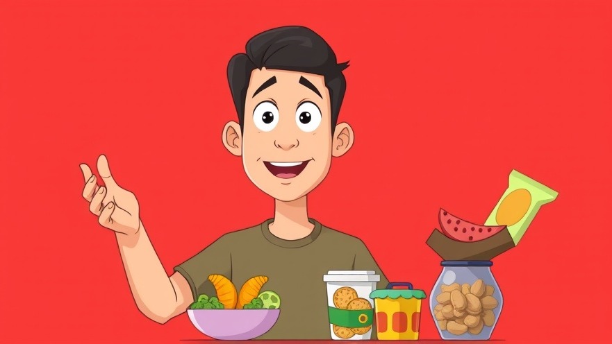 Animated discussion on unhealthy snacks highlighting benefits of G-BOMBS in plant-based health.