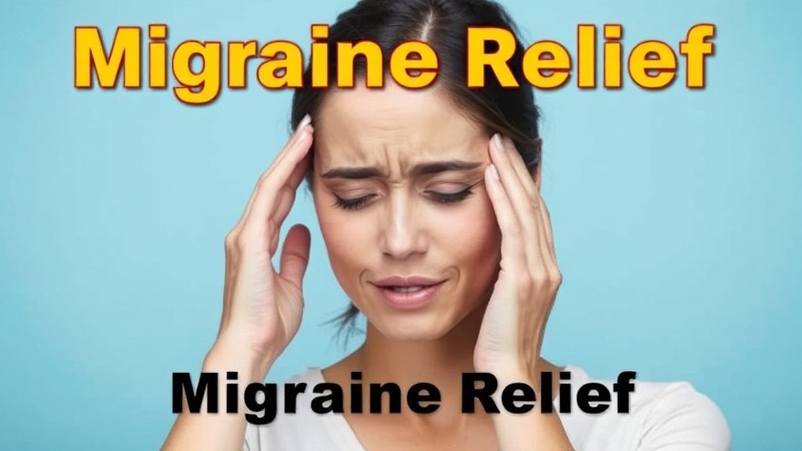 Woman in pain seeking natural headache remedies and migraine relief.