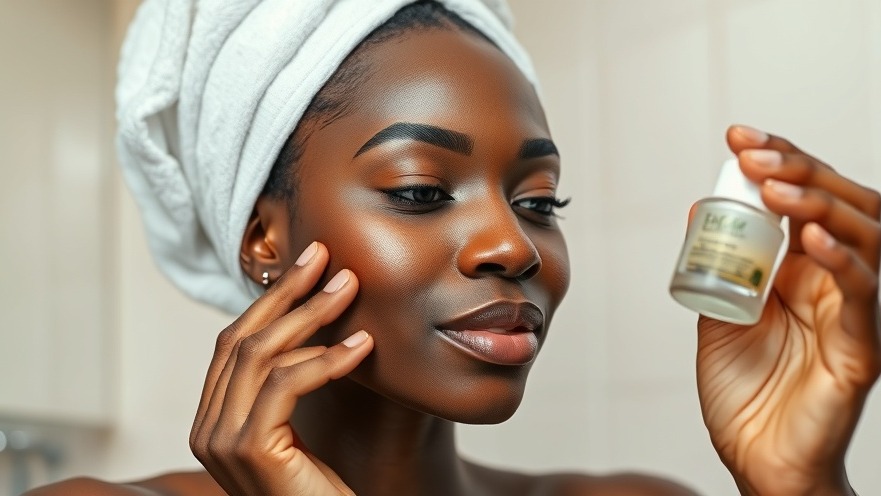 Black woman enjoying detoxification benefits for emotional health with natural skincare.