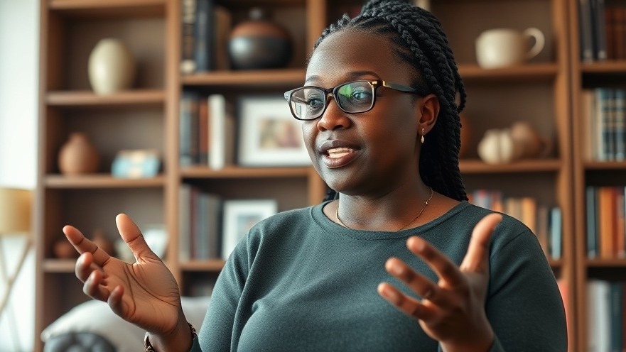 Mature Black woman discussing hair care, highlighting signs of low vitamin D and hair health.