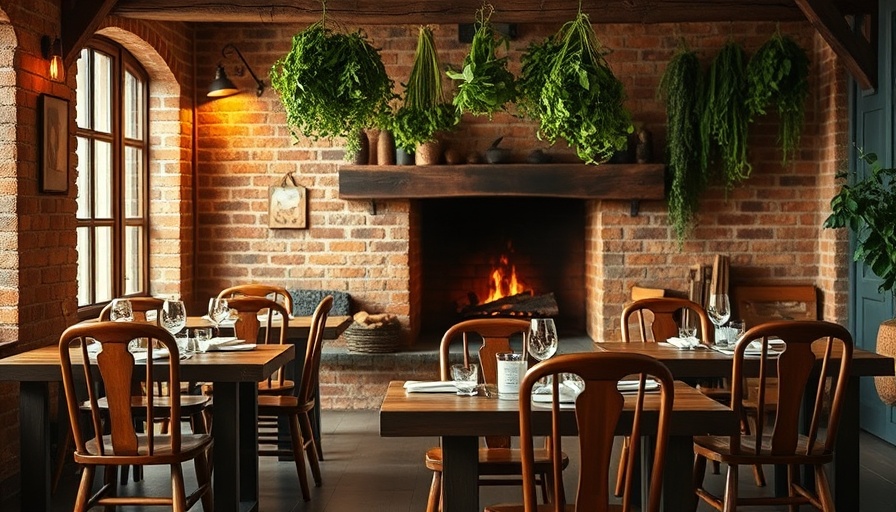 Rustic dining area at Heckfield Place, cozy ambiance, Wellness Travel
