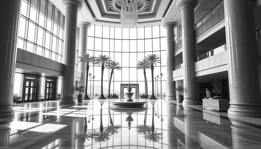 Luxury hotel lobby at Faena Hotels with elegant design.