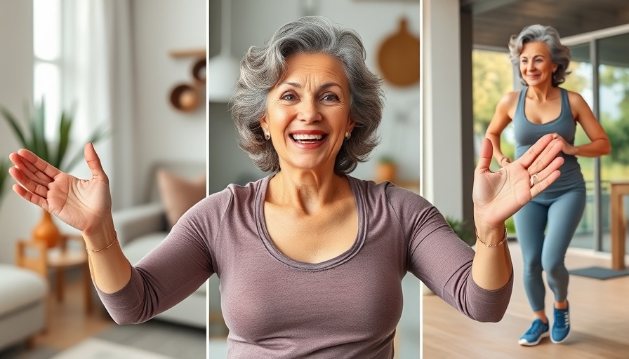 Walking Weight Loss Challenge collage featuring a mature woman.