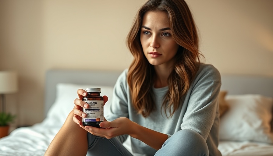 Woman sitting on bed discussing glucose spikes and aging.