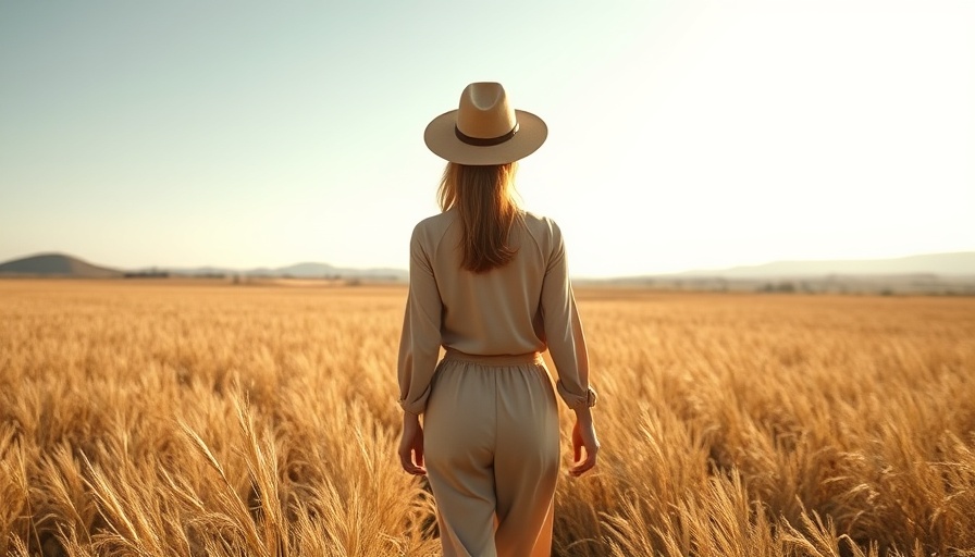 Woman walking in sunlit field, perfect for April bucket list ideas.
