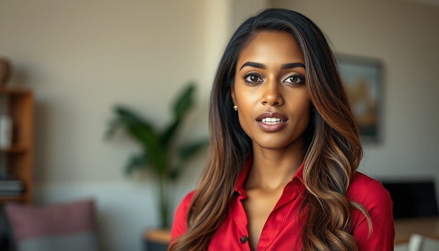 Confident woman with natural hair sharing tips on growing hair fast.