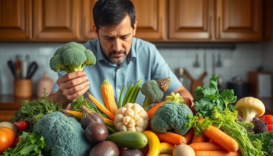 Assorted plant-based must haves in a kitchen setting.