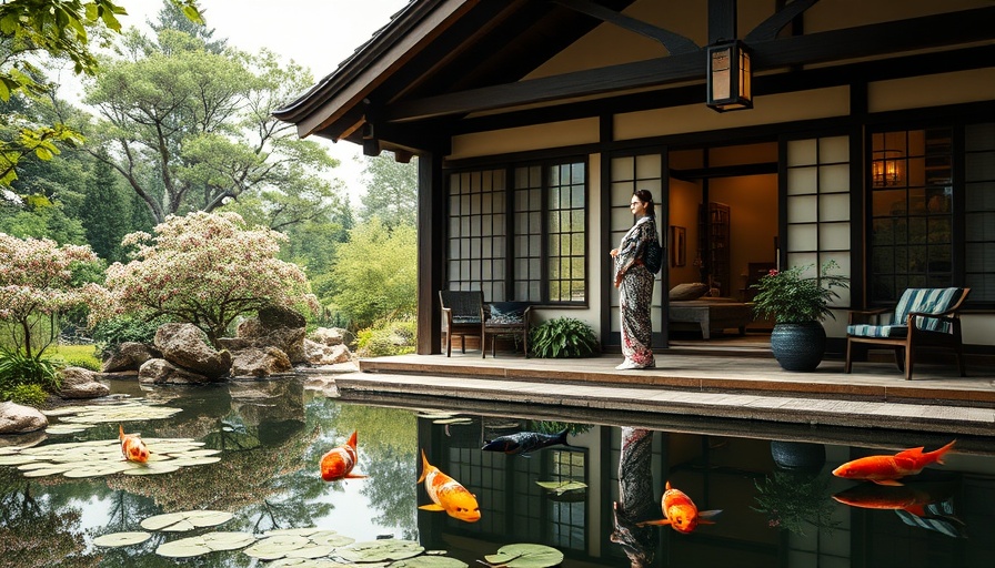Spa resorts in the USA: Japanese-inspired retreat with koi pond.