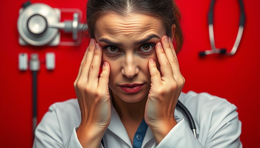 Asthma Awareness concept with concerned doctor and triggers.